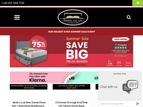 'beds.co.uk' screenshot