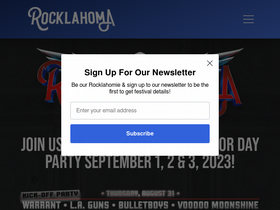 'rocklahoma.com' screenshot
