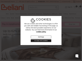 'beliani.fr' screenshot