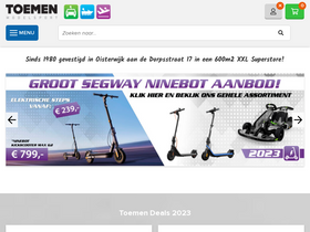 'toemen.nl' screenshot