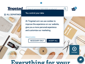 'tingstad.com' screenshot