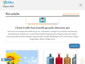 'picbleu.fr' screenshot
