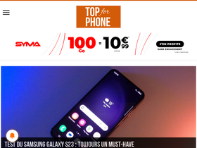'top-for-phone.fr' screenshot