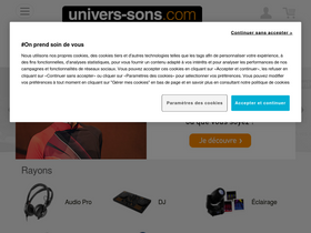 'univers-sons.com' screenshot