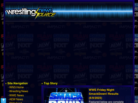 'wrestlingnewssource.com' screenshot