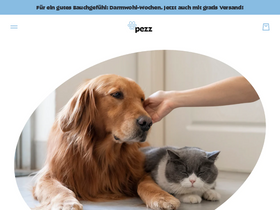 Pezz life GmbH homepage screenshot