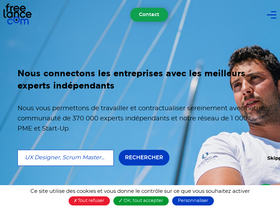 'freelance.com' screenshot