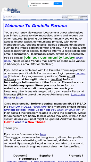 gnutellaforums.com