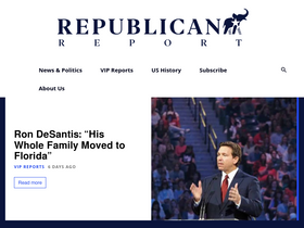 'republicanreport.org' screenshot