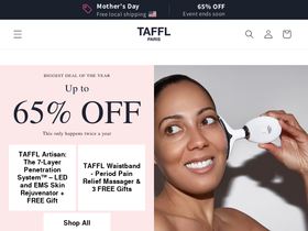 tafflparis.com homepage screenshot