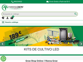 'iwannagrowshop.com' screenshot