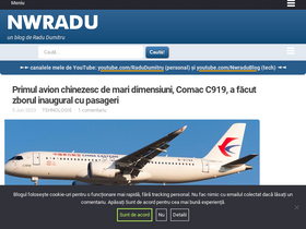 'nwradu.ro' screenshot