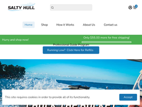 saltyhull.com homepage screenshot