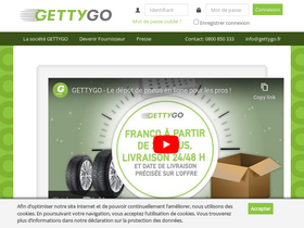 'gettygo.fr' screenshot