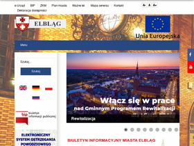 'elblag.eu' screenshot