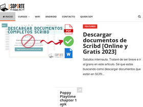 'soporteparapc.com' screenshot