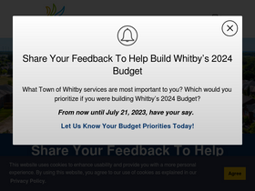 'whitby.ca' screenshot