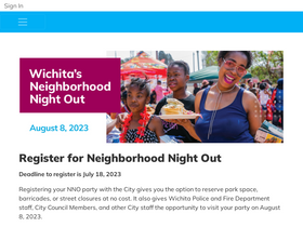 'wichita.gov' screenshot