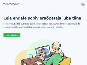 'mentornaut.ee' screenshot