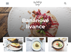'mycookingdiary.cz' screenshot