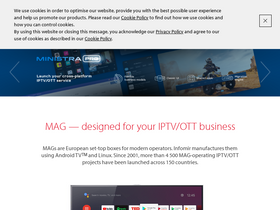 'infomir.eu' screenshot
