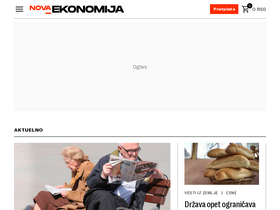 'novaekonomija.rs' screenshot