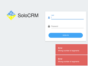 'solo-crm.com' screenshot