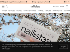 'nailistas.com' screenshot