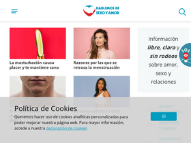 'hablemosdesexo.com' screenshot