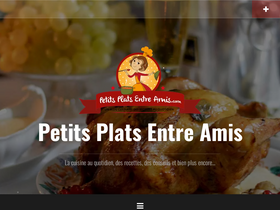 'petitsplatsentreamis.com' screenshot