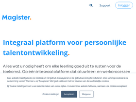 'magister.net' screenshot