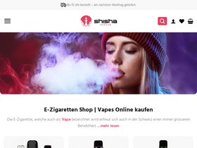 'shisha-heaven.ch' screenshot
