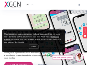 'xgen.com.br' screenshot