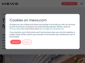 'mews.com' screenshot