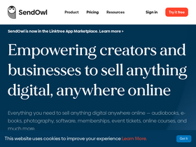'sendowl.com' screenshot