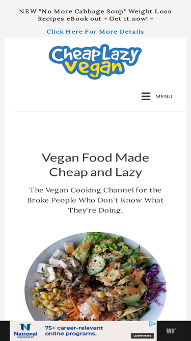 thecheaplazyvegan.com