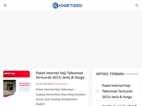 'gadgetized.net' screenshot