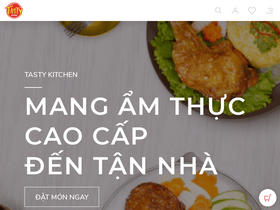 'tastykitchen.vn' screenshot