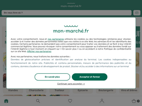 'mon-marche.fr' screenshot