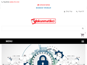 'dokunmatikci.com' screenshot