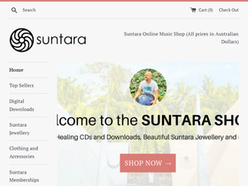 suntarashop.com homepage screenshot