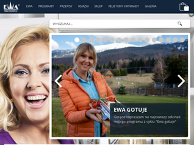 'ewawachowicz.pl' screenshot