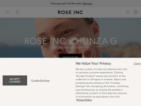 'roseinc.com' screenshot