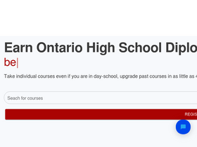 'ontariovirtualschool.ca' screenshot