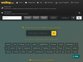 'wallup.net' screenshot