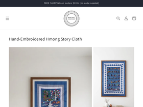 hmongcustomclothes.com homepage screenshot