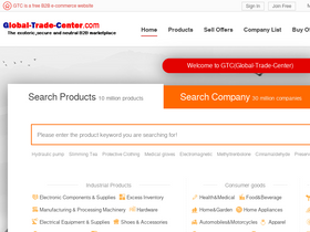 'global-trade-center.com' screenshot