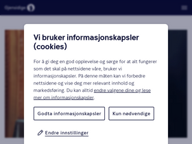 'gjensidige.no' screenshot