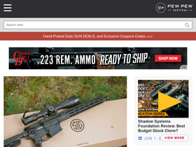 'pewpewtactical.com' screenshot