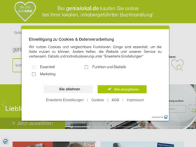 'genialokal.de' screenshot